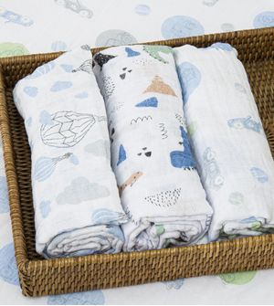 Cueiro Swaddle Soft com 3 peças 80x80cm - 1546M