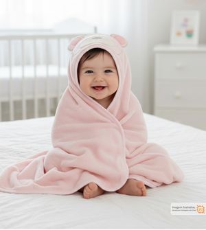 Toalha com Capuz Power Sec Gigante Urso