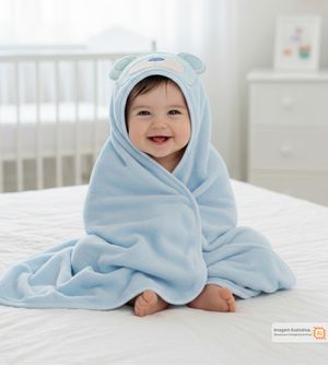 Toalha com Capuz Power Sec Gigante Urso