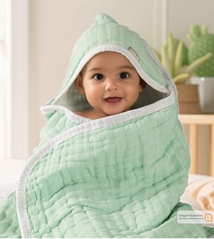 Toalha Soft Loupiot Color com Capuz - 100x85cm