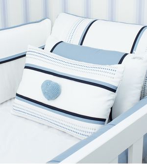 Kit de Berço Grega Poá 400 Fios com 6 Peças