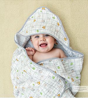 Toalha de Banho Soft com Capuz 90 x 80cm - 4696