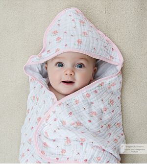 Toalha de Banho Soft com Capuz 90 x 80cm - 4696