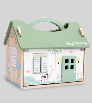 Casinha de Boneca em Madeira Verde