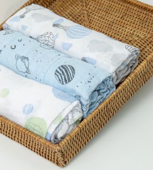 Cueiro Swaddle Soft com 3 peças 100x80cm - 1544
