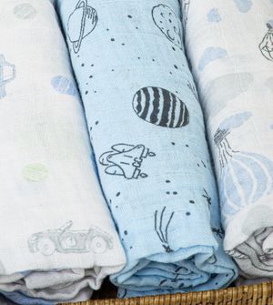 Cueiro Swaddle Soft com 3 peças 80x80cm - 1546M