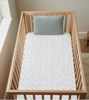 Jogo de Lençol para Berço Americano Tons Pastéis com 2 Peças