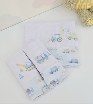 Kit Fralda de BocaOmbro Com 3 Unidades - 24714M