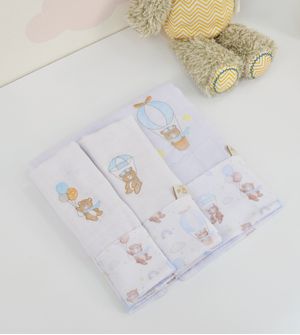 Kit Fralda de BocaOmbro Com 3 Unidades - 24714M