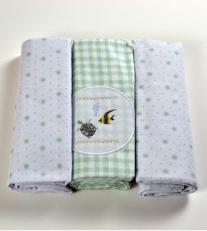 Cueiro Flanelado com 3 Peças - 4931