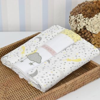 Kit Cueiros Cia do Neném com 3 Unidades