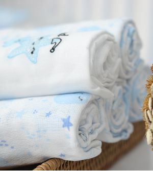 Kit Fralda com Bainha 5 Unidades Alvinha