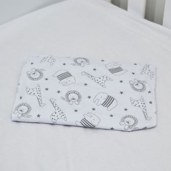 Jogo de Lençol para Mini Berço Safari 103 x 78 cm