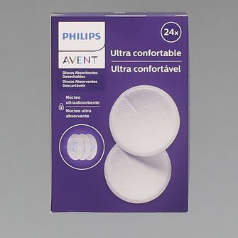 Absorventes Descartáveis para Seios com 24 Unidades