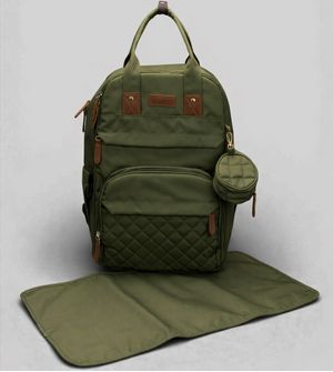 Mochila Maternidade com Trocador Verde Twibex