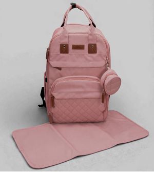 Mochila Maternidade com Trocador Rosa Twibex