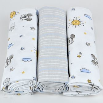 Kit Cueiros com 3 Unidades 80 x 80cm