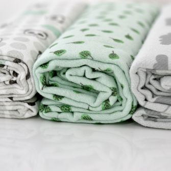 Cueiro Estampado com 3 Peças - 4302