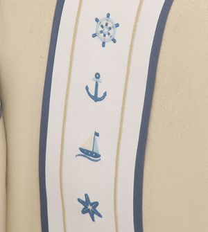 Kit de Berço Linho Náutico com 5 Peças