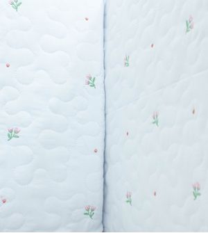 Kit Berço Flores 5 Peças