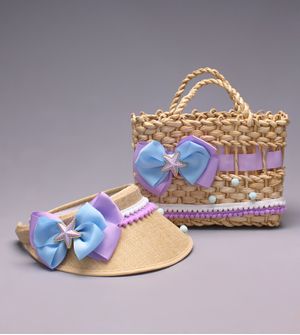 Bolsa de Palha com Viseira Sereia - 57792