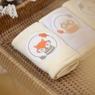 Kit Toalhinha de Boca com 3 Peças 30x30cm - 3826