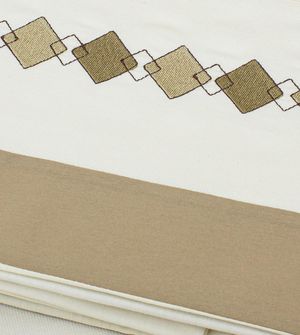 Jogo de Lençol para Berço Bordado Naturale com 3 peças