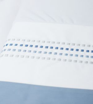 Jogo de Lençol para Berço Bordado Grega Póa com 3 peças