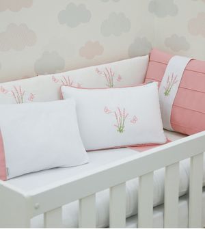 Kit de Berço Lavanda com 7 Peças