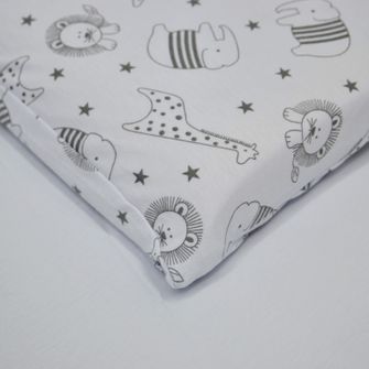 Jogo de Lençol para Berço Americano Safari com 3 Peças