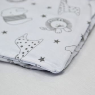 Jogo de Lençol para Berço Camping Safari