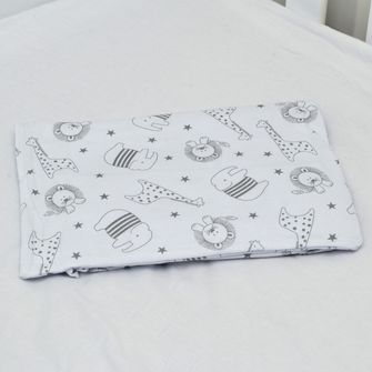 Jogo de Lençol para Berço Camping Safari