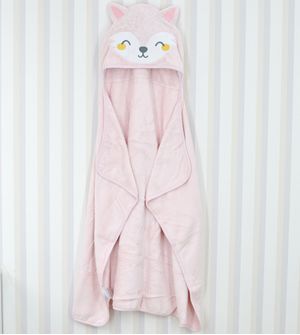 Toalha de Banho com Capuz Power Sec Raposa