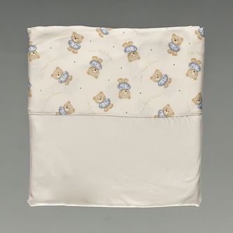 Jogo de Lençol para Mini Berço Petit Azul