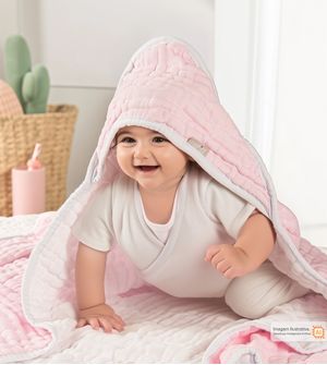 Toalha Soft Loupiot Color com Capuz - 85x85cm