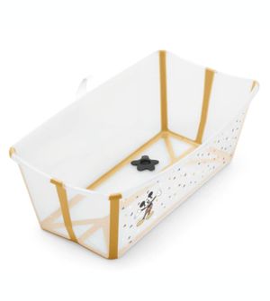 Banheira Flexível Transparente Mickey Plug Térmico Stokke