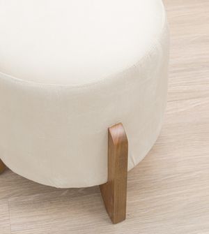 Poltrona Amamentação Maite Veludo com Puff Gariani