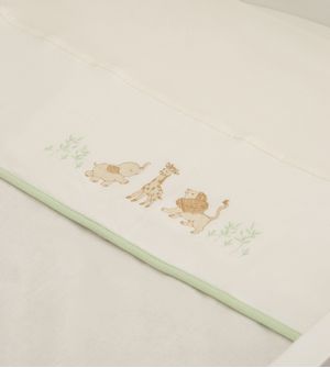 Jogo de Lençol para Berço Bordado - 25780M