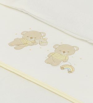 Jogo de Lençol para Berço Bordado - 25701BF