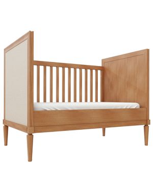 Berço Natu Madeira Palha - Cia do Móvel