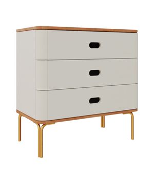 Cômoda Aquarela com 3 Gavetas - Cia do Móvel