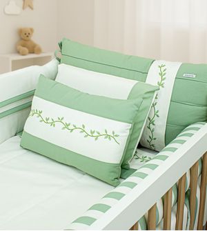 Kit de Berço Folhas com 6 Peças