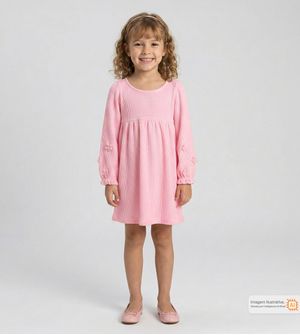 Vestido Florzinha Rosa