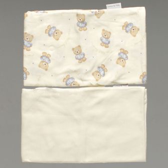 Fronha Petit Azul Malha com 2 Unidades