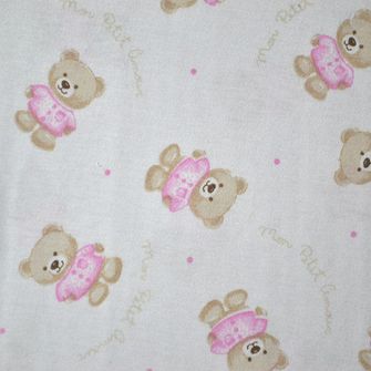 Jogo de Lençol para Berço Camping em Malha Petit Rosa