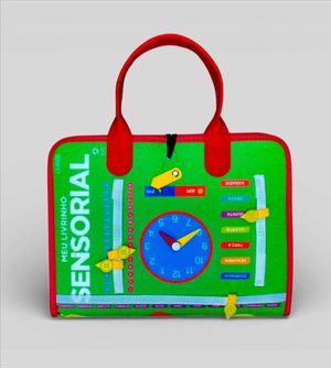 Meu Livrinho Sensorial Montessori Aprendendo as Horas