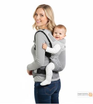 Canguru Air Mesh 3 em 1 Cinza Twibex Premium