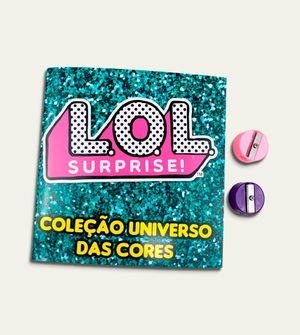 Livro Universo das Cores L.O.L Surprise com 20 Lápis
