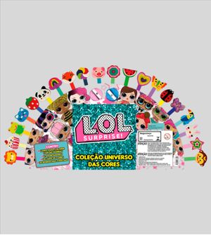 Livro Universo das Cores L.O.L Surprise com 20 Lápis