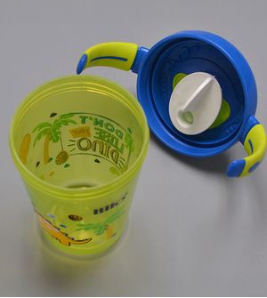 Caneca de Aprendizado Antivazamento Magia Azul 207ml